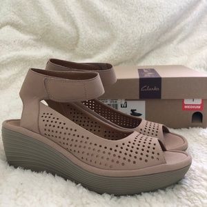 Clark’s platform sandals